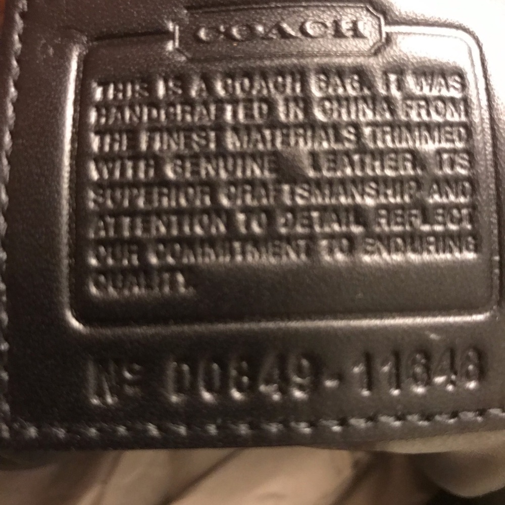 Authentic Coach Purse - Picture 3 of 3
